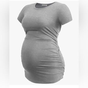Gray Maternity Tunic T-shirt XL